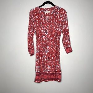 Loft Floral Shirt Dress w/ Belt Petite XXS